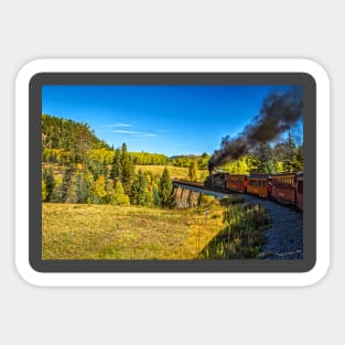 Cumbres and Toltec Narrow Gauge Railroad Route Sticker